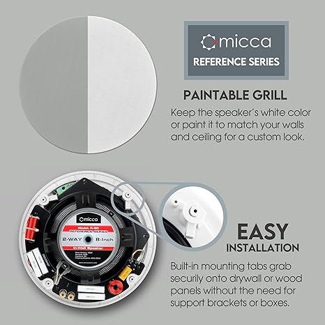 Micca Reference Series R-8C 2-Way in Ceiling